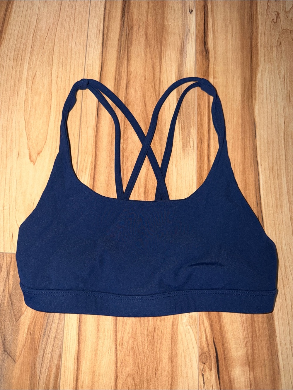 DYI Navy Blue Cross-Back Sports Bra